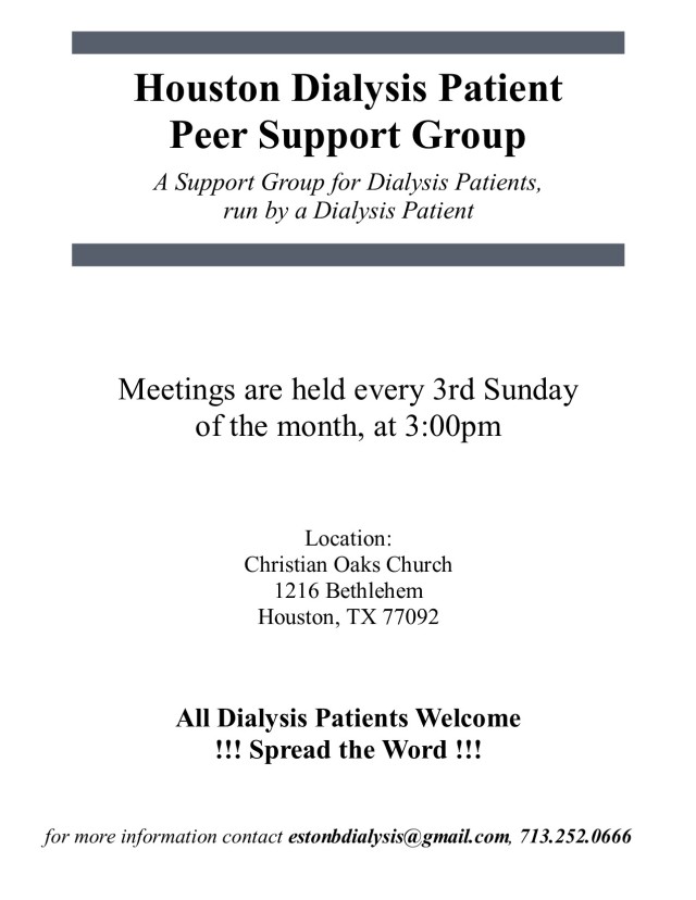 Dialysis Support Group 100